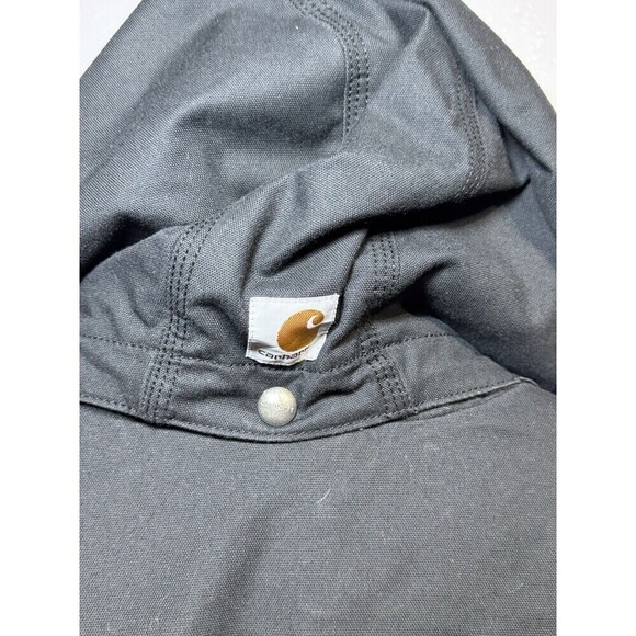 Carhartt Cryder Full Swing Canvas Jacket Hooded Grey Men’s 3 XL - Picture 4 of 16